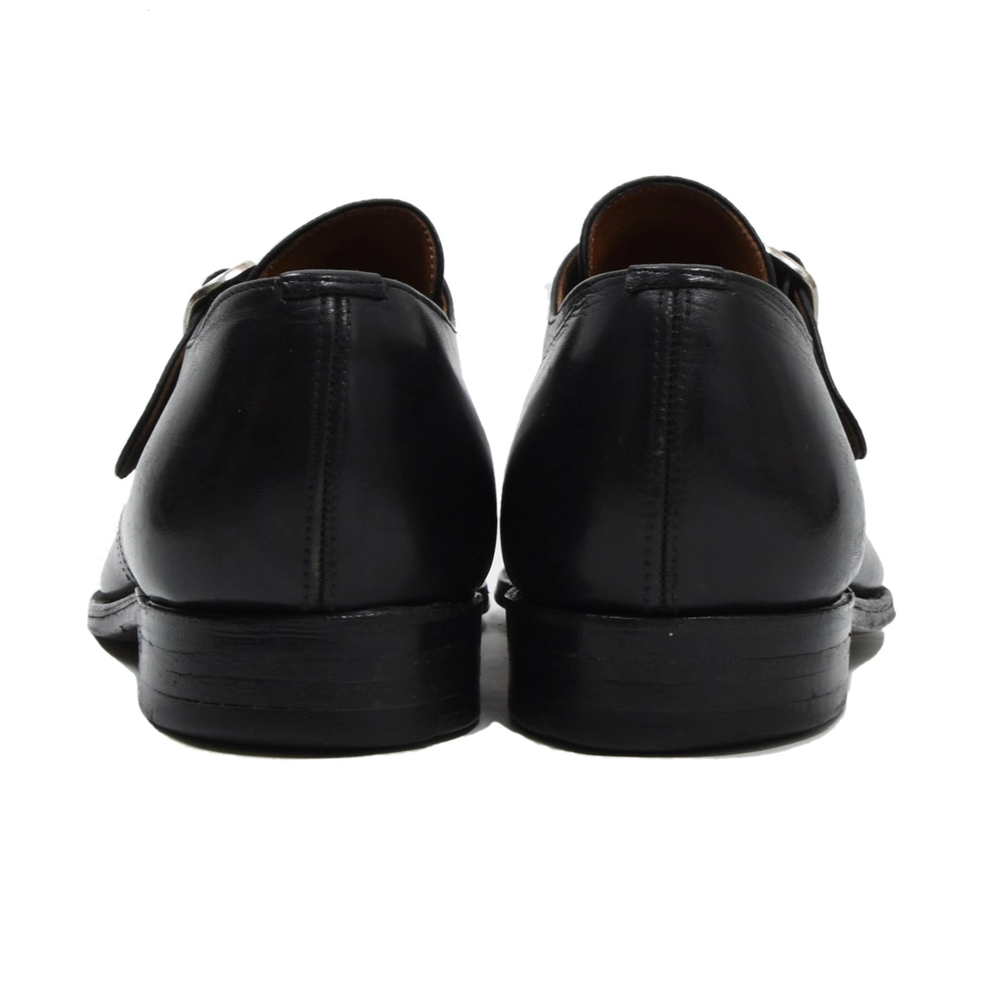 Vintage Church's Single Monk Strap, Größe 7F - Schwarz