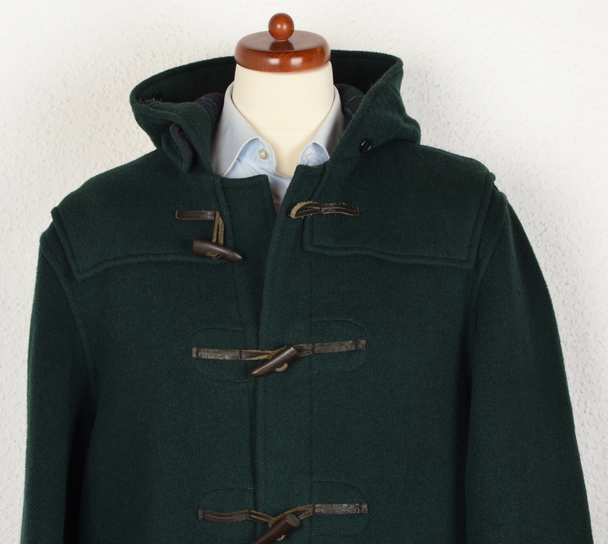 Gloverall Duffle Coat Size UK 40 EU 50 - Green – Leot James