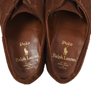 Polo Ralph Lauren x Crockett &amp; Jones Wildlederschuhe Größe 7D - Braun