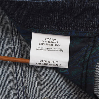 Etro Milano Jeans Size 31 - Blue Paisley