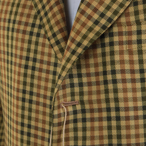 Regent Handgeschneiderte Jacke aus Seide/Wolle, Größe 50