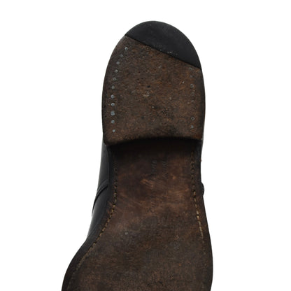 Vintage Church's Single Monk Strap, Größe 7F - Schwarz