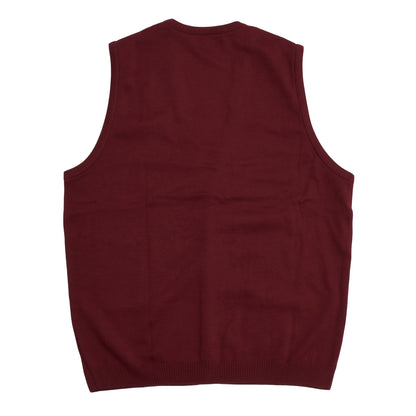 März/Maerz Wool Sweater Vest/Waistcoat Size 50  - Burgundy