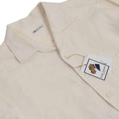 Loro Piana Linen Shirt/Shacket Size XXL - Ecru