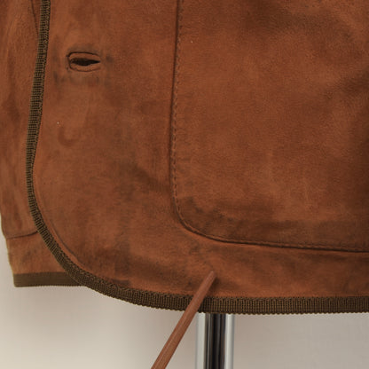 Vintage Bottega Veneta Leather Jacket - Brown