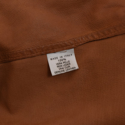 Vintage Bottega Veneta Leather Jacket - Brown