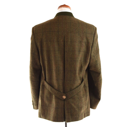 Allwerk Tweed Janker/Jacket Size 48 - Green Windowpane