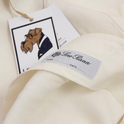 Loro Piana Linen Shirt/Shacket Size XXL - Ecru