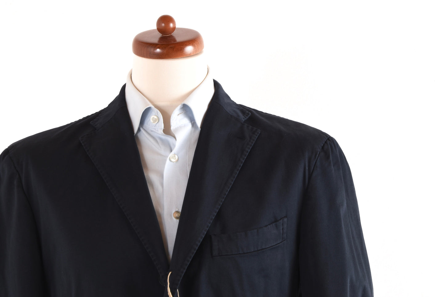 Boglioli Cotton Suit Size 54/56 - Navy Blue