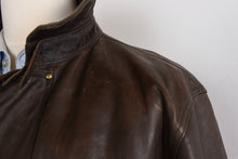 Laden Sie das Bild in den Galerie-Viewer, Polo Ralph Lauren Moto/Shooting Lederjacke Größe XL - Braun