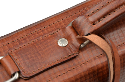 BREE Germany Leather Briefcase - Rust Brown