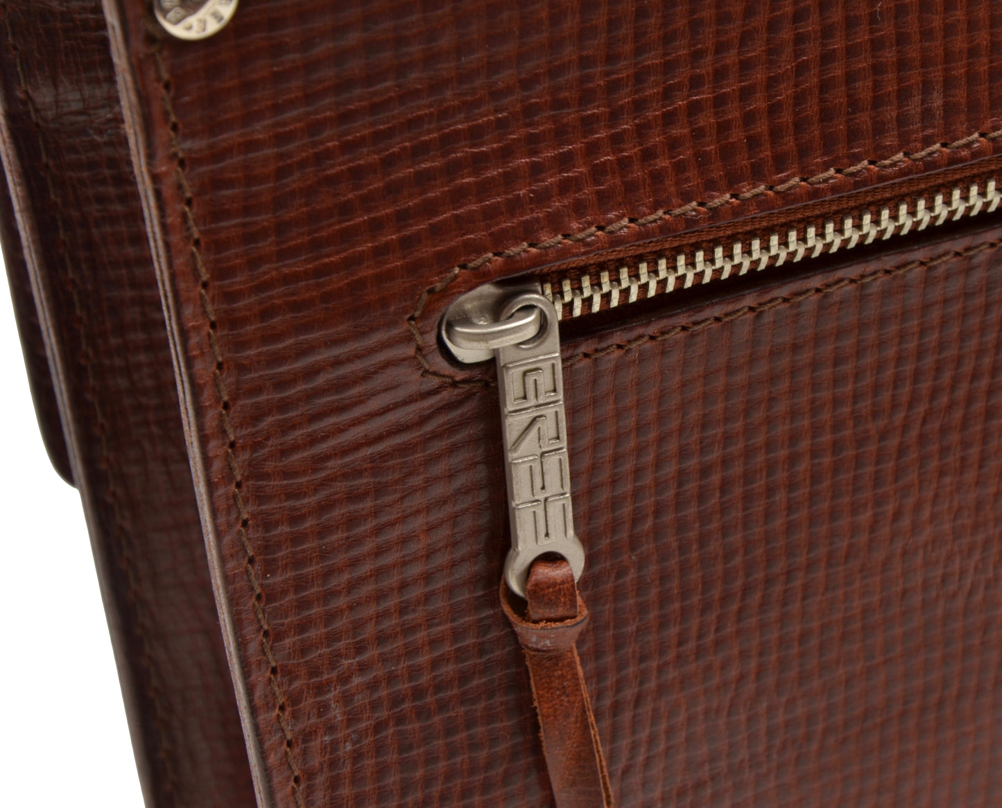BREE Germany Leather Briefcase - Rust Brown