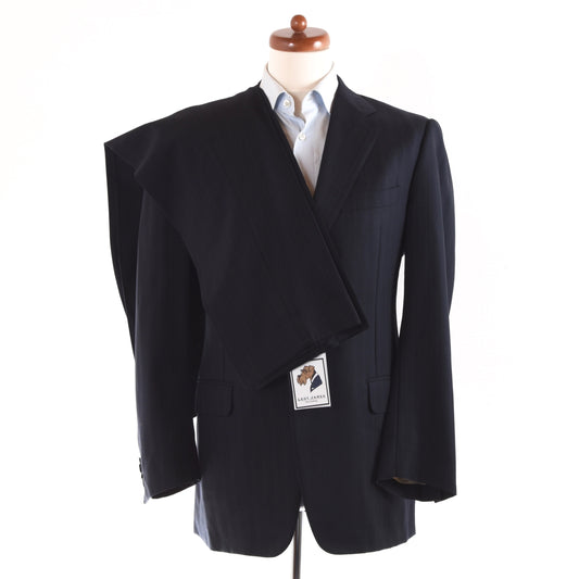 Corneliani Super 150s Wollanzug Größe 50 - Navy Stripe