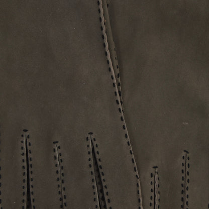Doeskin Lederhandschuhe Größe 8 1/4 - Grau