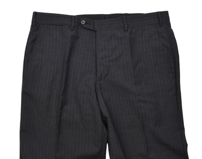 Dantendorfer Chalk Stripe Suit Size 46 - Grey
