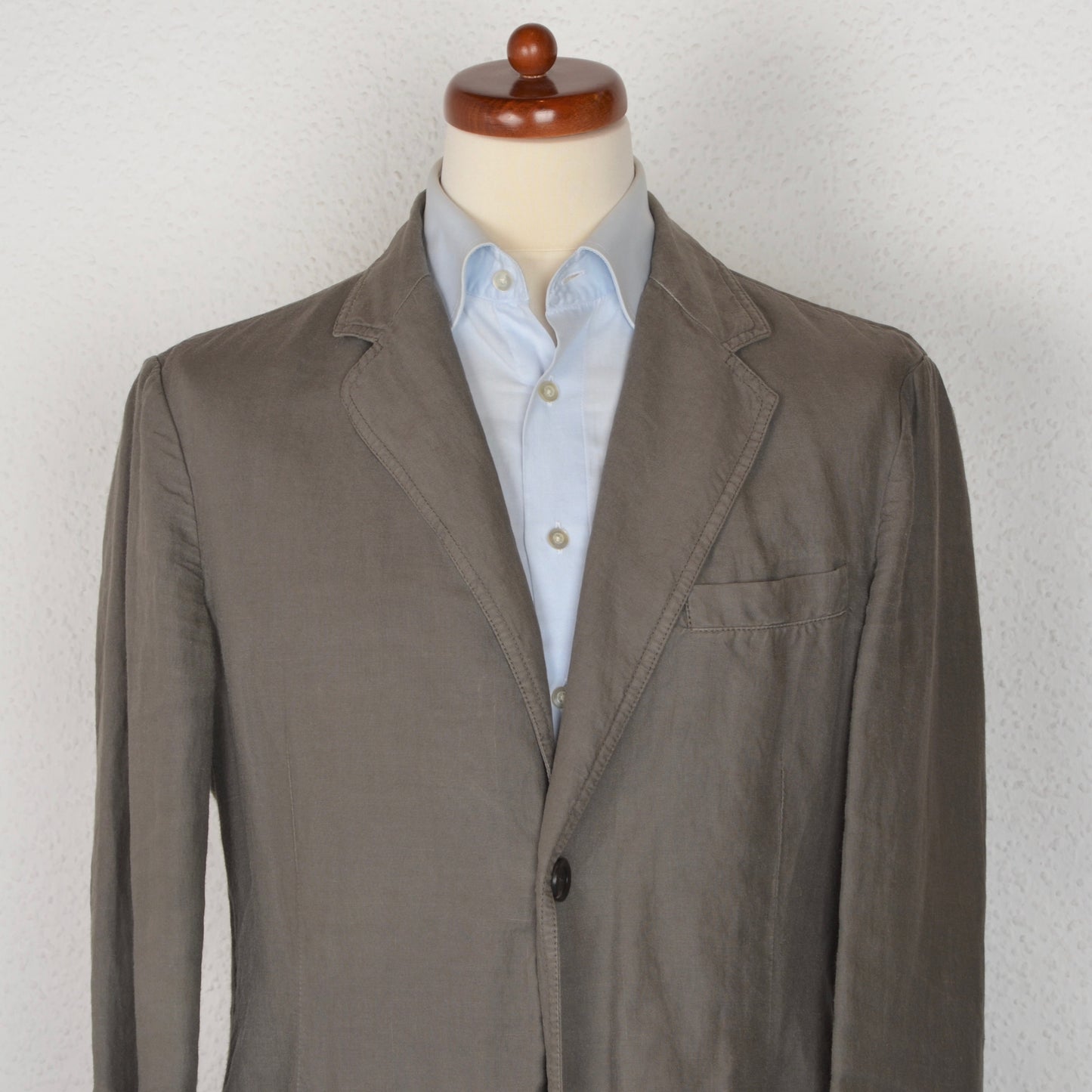 Armani Collezioni Bamboo Jacket Size 52 - Taupe