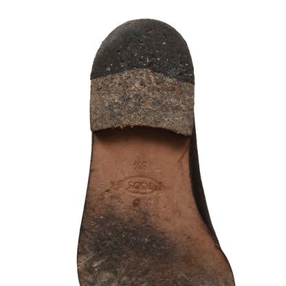 Tod's Loafers Veloursleder Größe 8 1/2 - Schokobraun
