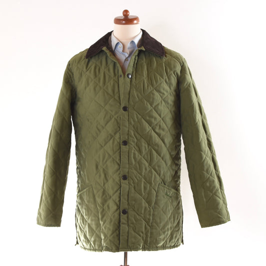 Barbour New Classic Eskdale Steppjacke Größe M - Grün