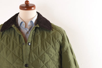 Barbour New Classic Eskdale Steppjacke Größe M - Grün