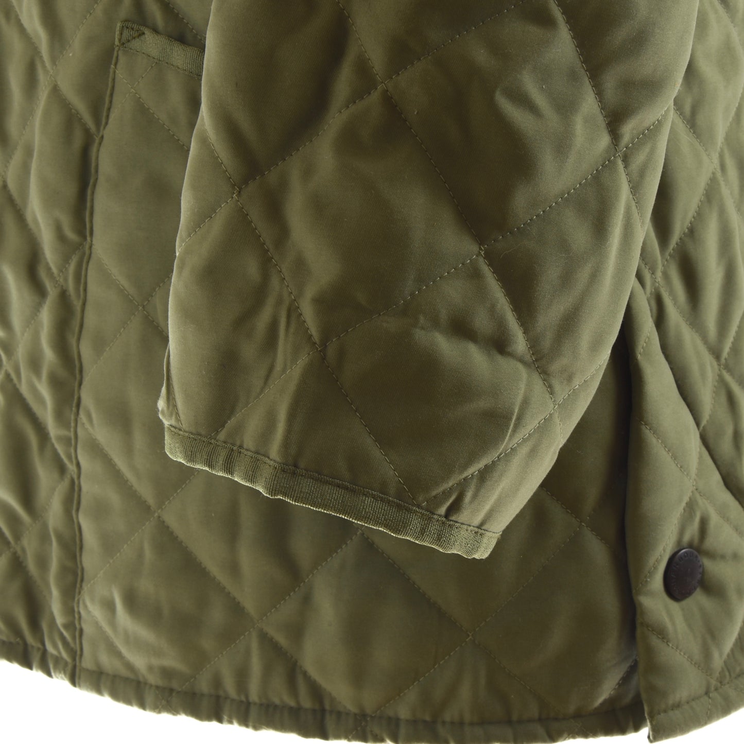 Barbour New Classic Eskdale Steppjacke Größe M - Grün