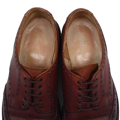 Loake 1880 Leather Shoes Size 7 - Burgundy
