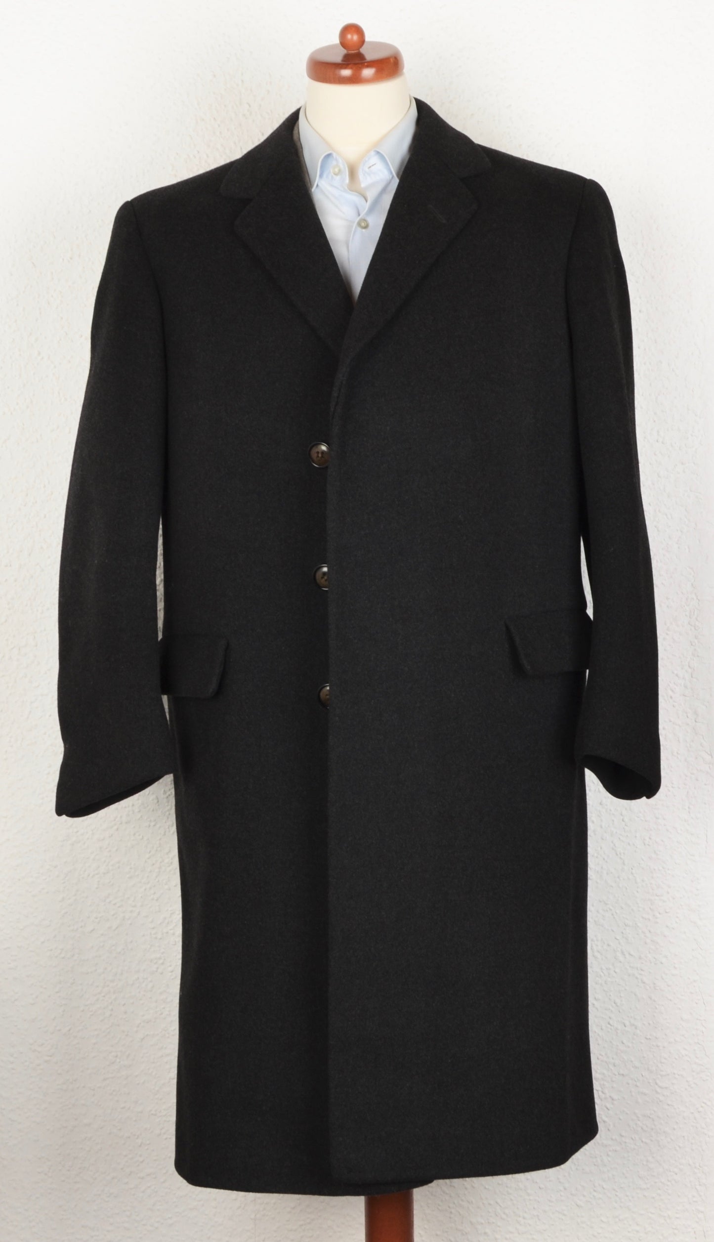 Handmade Overcoat by Minarik for Baur Foradori - Charcoal