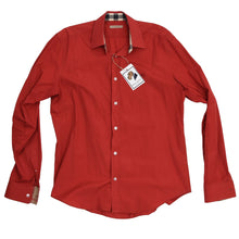 Laden Sie das Bild in den Galerie-Viewer, Burberry Brit Shirt Größe L - Rot