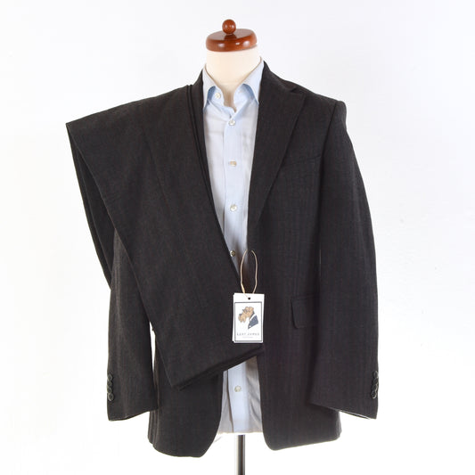 Pilatus Wool Flannel Suit Size 46 Slim - Charcoal