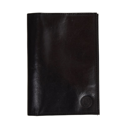 Giudi Leather Travel Wallet - Black