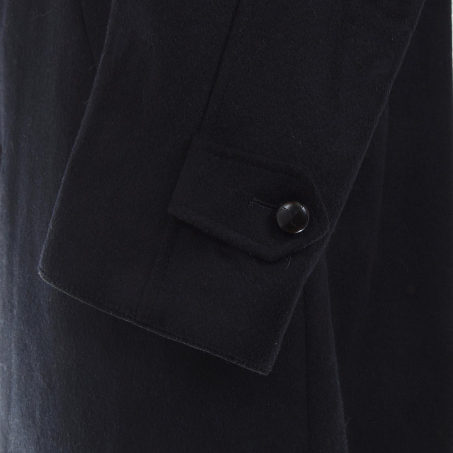 Steinbock Wool Overcoat Size 46 - Navy Blue