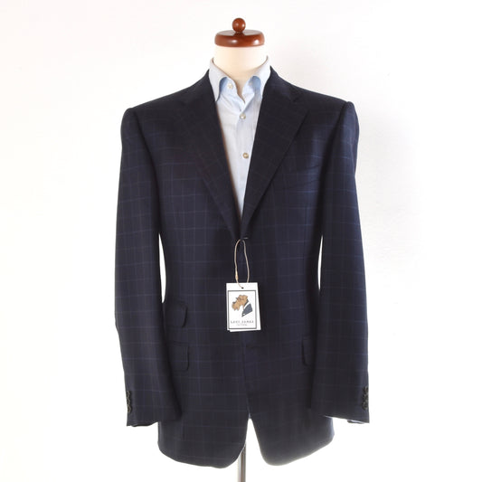 Ermenegildo Zegna Kaschmir-Kammgarnjacke - Marineblau