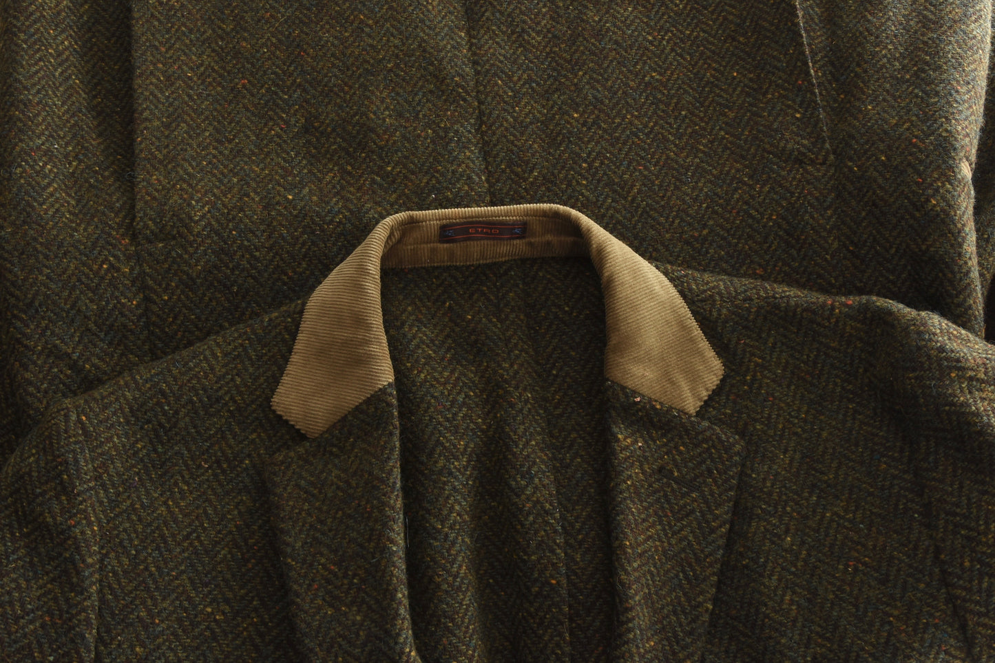 Etro Milano Tweed Jacke Größe 52 - Grün