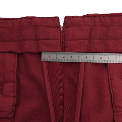 Knize Wien Corduroy Pants Size 54 - Red