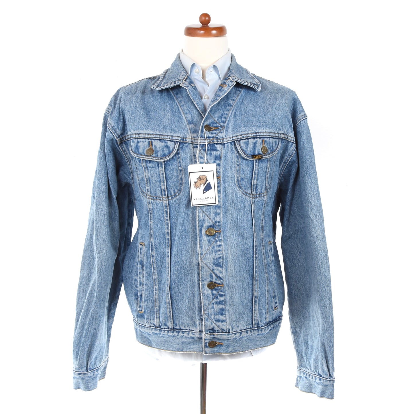 Vintage Lee Rider Jeansjacke 675-4444 Größe XL - Blau