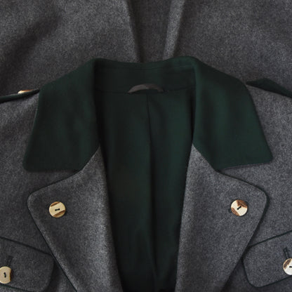 Apennin Loden Schladminger Mantel Größe 25 - Grau