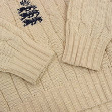 Laden Sie das Bild in den Galerie-Viewer, Kent &amp; Curwen Cricket Pullover Größe L - Creme