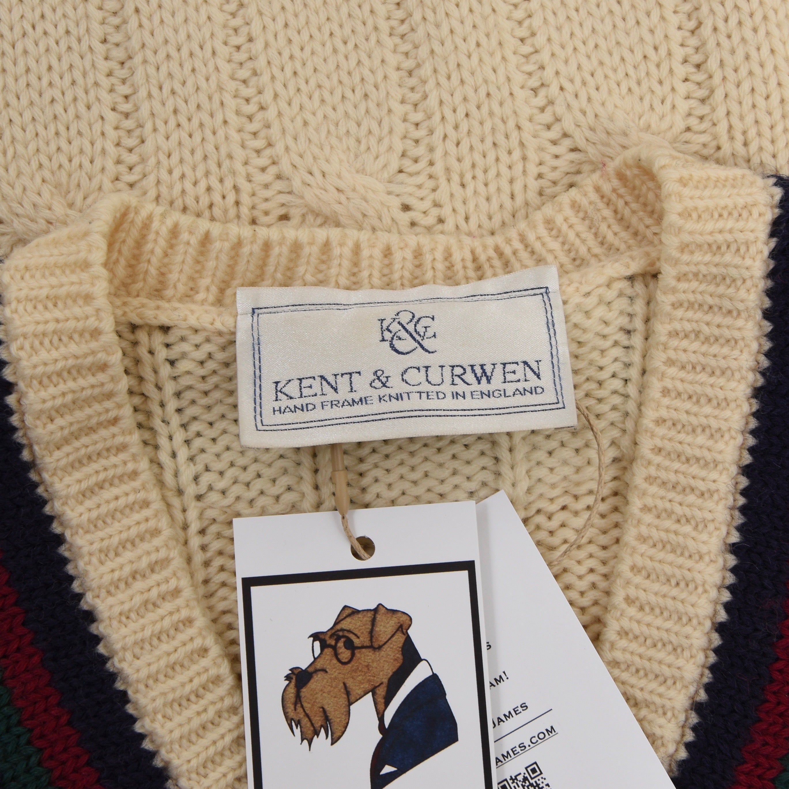 Kent and shop curwen cricket jumper