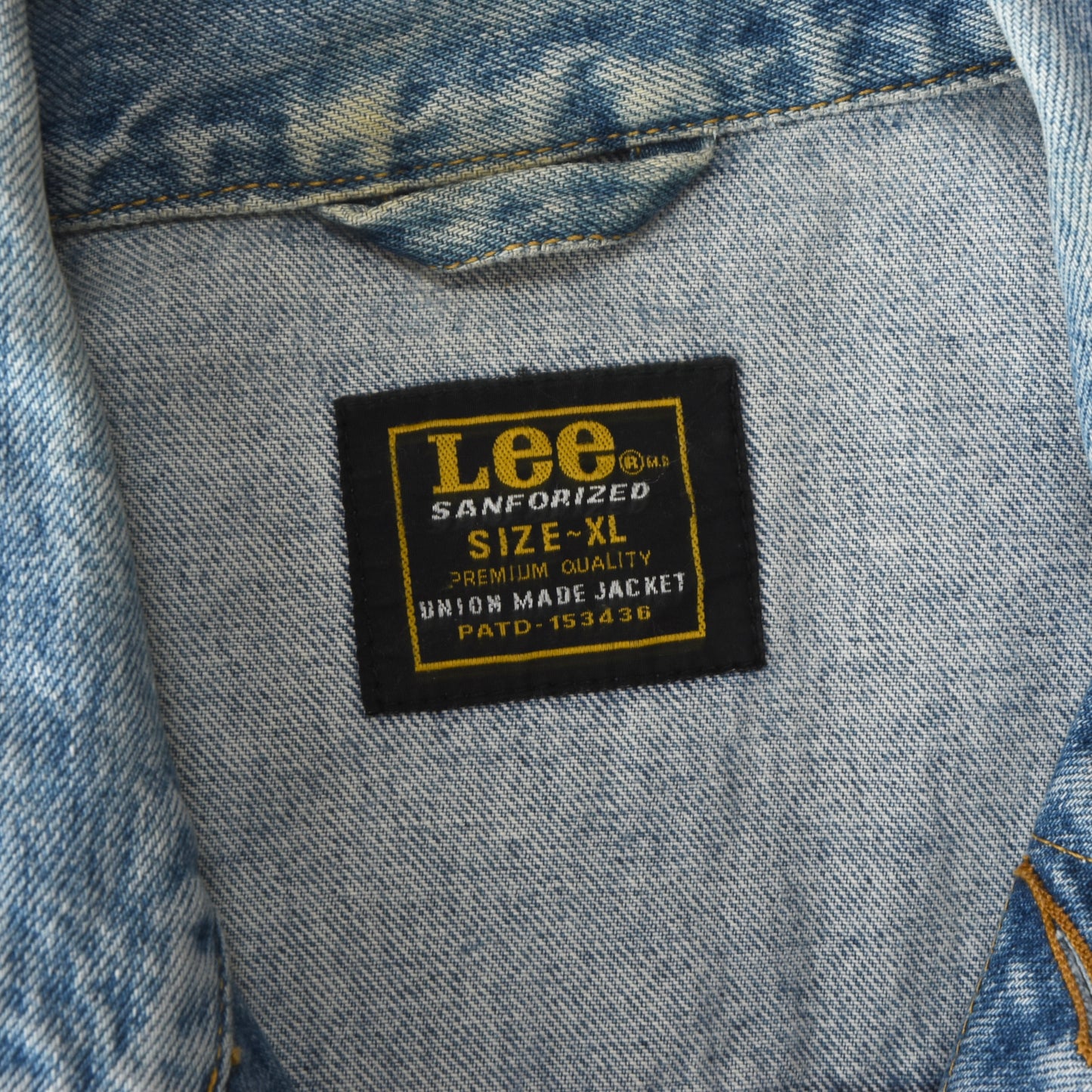 Vintage Lee Rider Jeansjacke 675-4444 Größe XL - Blau