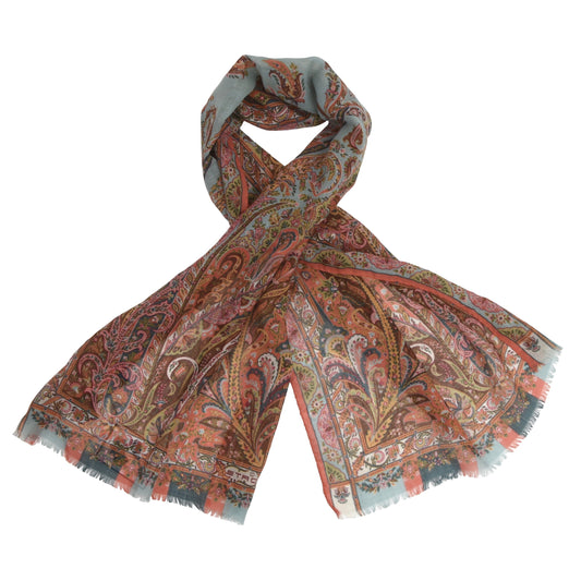 Etro Milano Schal aus Wolle/Seide - Paisley