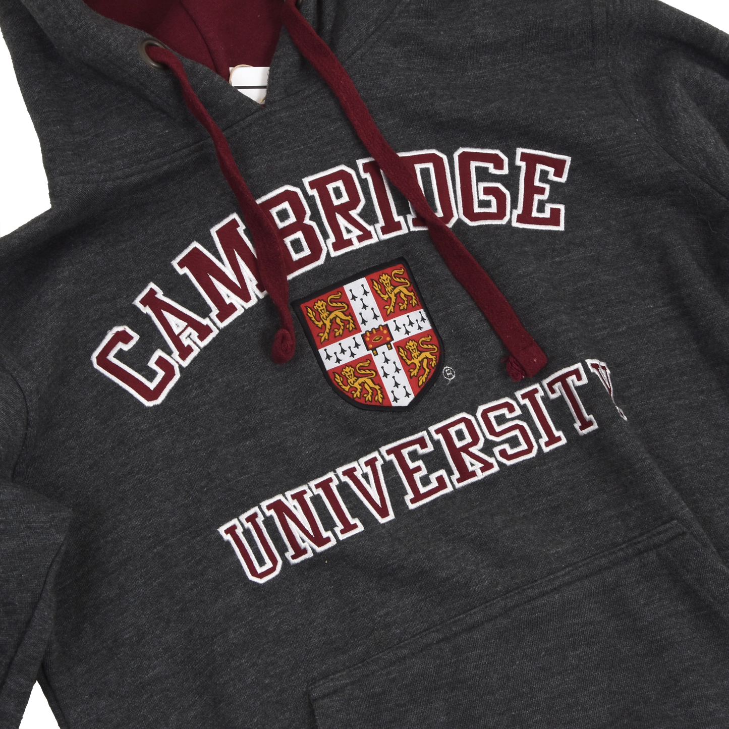 Kapuzen-Sweatshirt der University of Cambridge Größe S - Grau