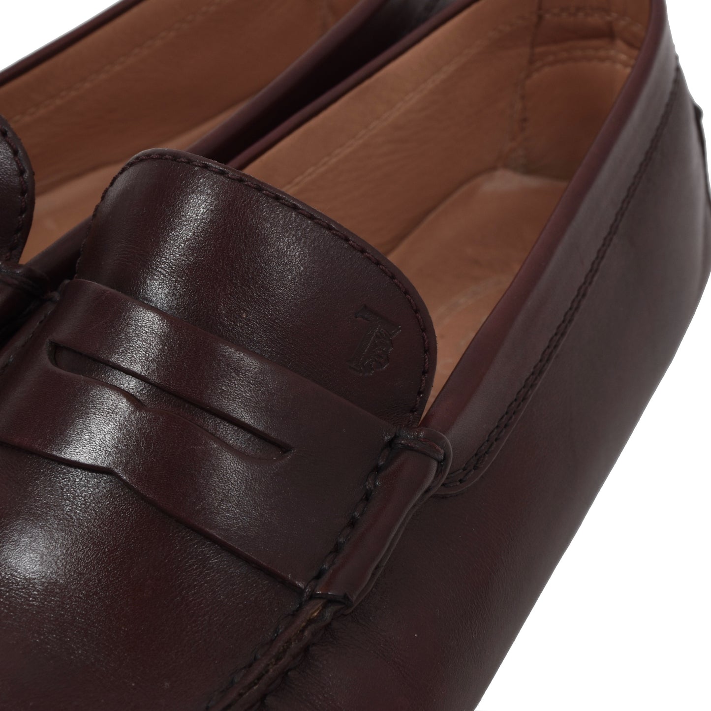 Tod's Leder-Fahrerschuhe Größe 9 - Burgund