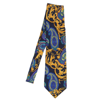 Vintage V2 Versace 90er Paisley Seidenkrawatte