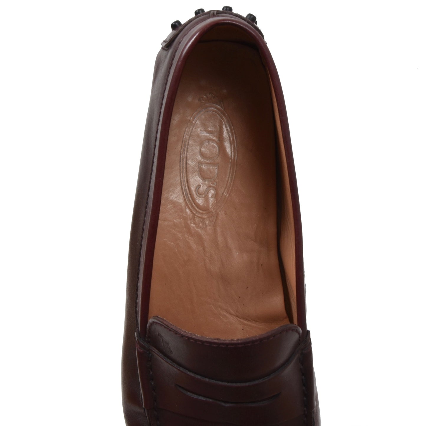 Tod's Leder-Fahrerschuhe Größe 9 - Burgund