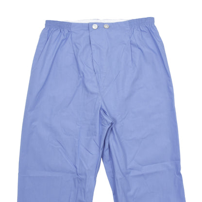 Vintage Schießer Men Swiss Made Cotton Pyjamas Size 50 - Blue