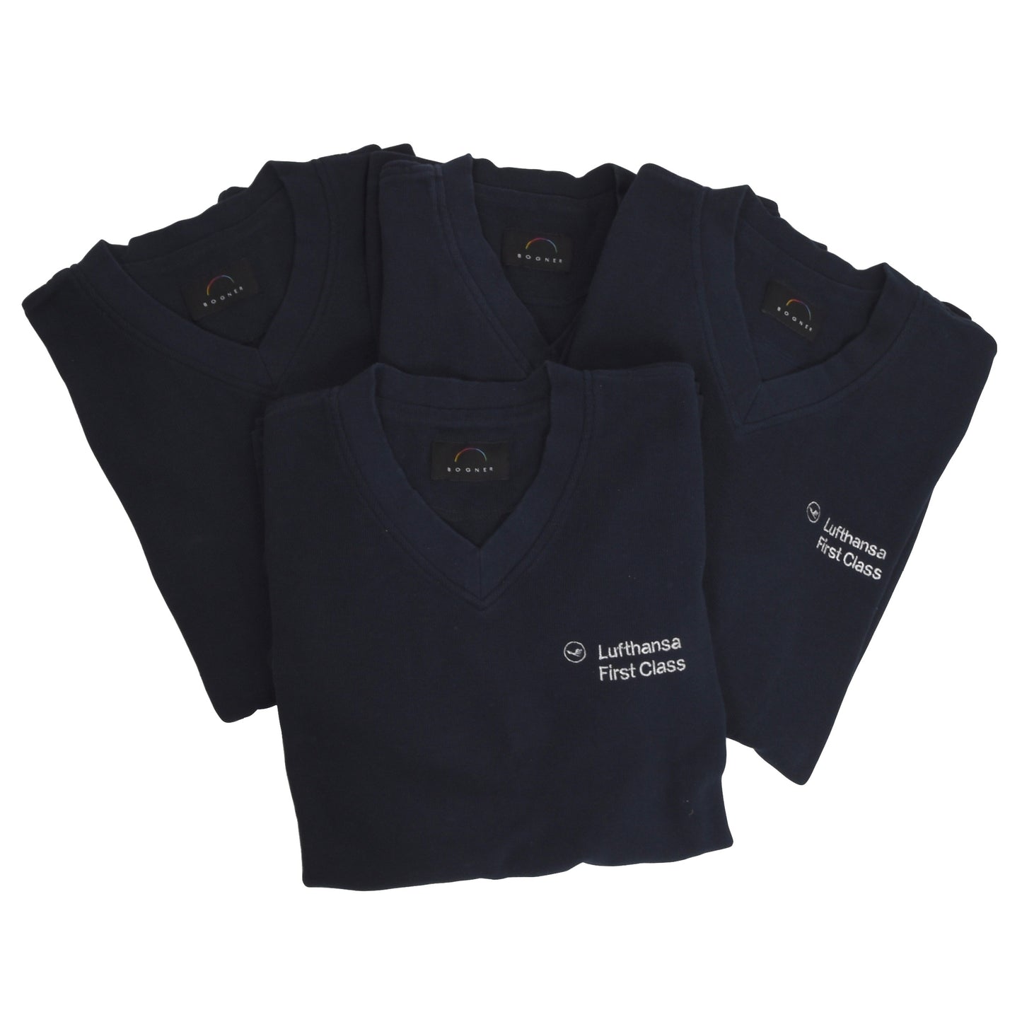 Bogner for Lufthansa First Class Cotton Sweatshirt/Top Size 54 - Navy Blue