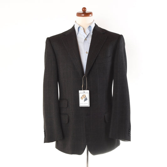 Ermenegildo Zegna Windowpane Jacke - Grau