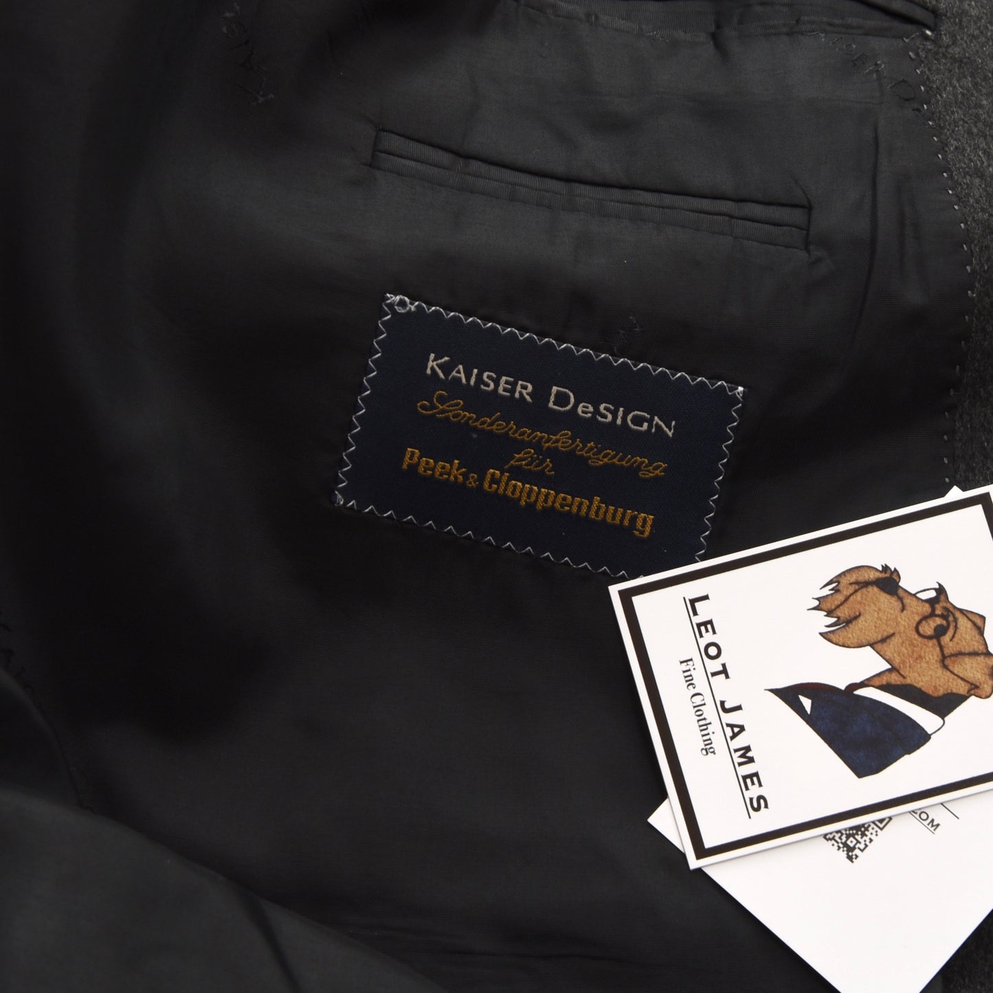 Kaiser Design 100% Kaschmirjacke Größe 56 - Grau