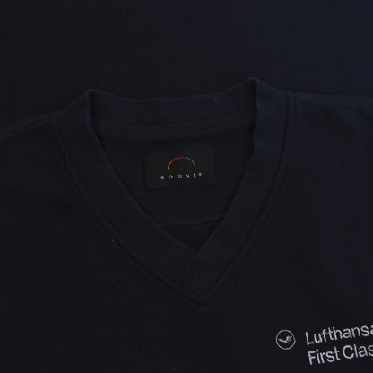 Bogner für Lufthansa First Class Baumwoll-Sweatshirt/Top Gr. 54 - Marineblau
