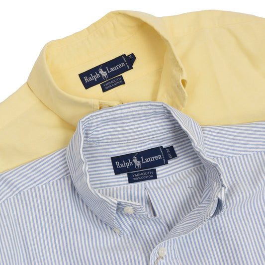 2x Ralph Lauren Yarmouth Shirts Size 15 1/2