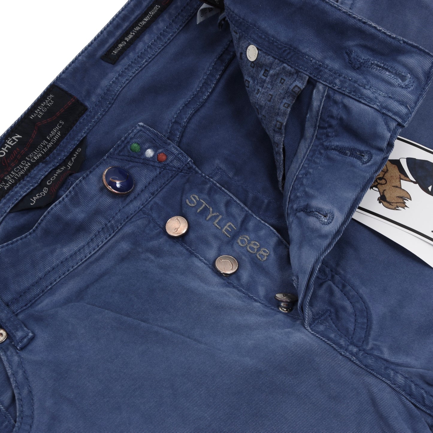Jacob Cohen Jeans Modell 688 Größe W32 - Blau